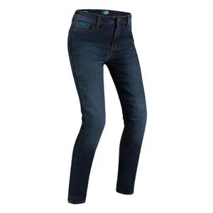 Jeans moto PMJ Caferacer Legend bleu foncé pour femmes soldes