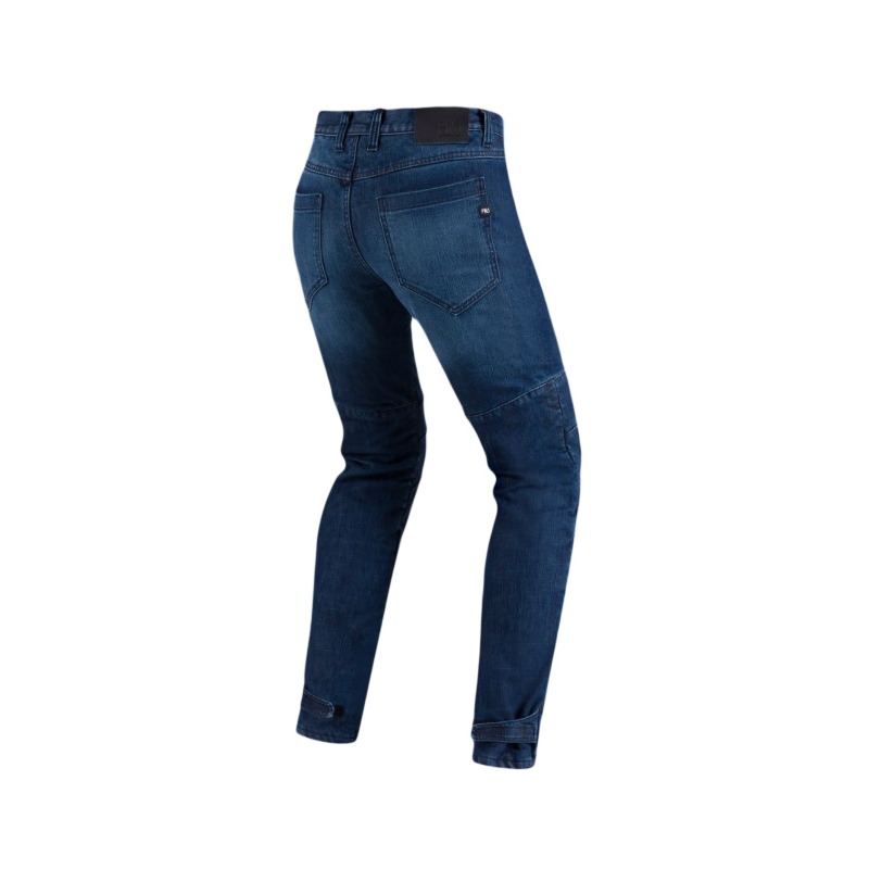 Jeans moto PMJ Titanium bleu soldes