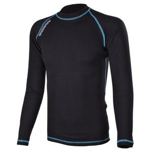 Chemise thermique RSA Heat noire - bleue à manches longues