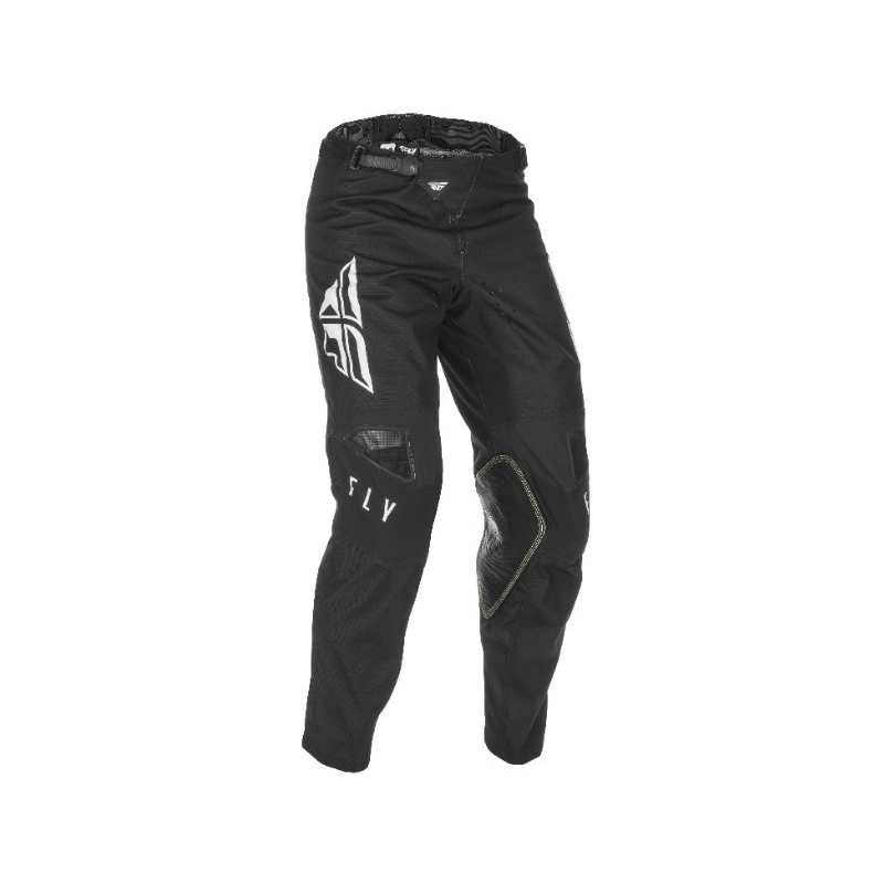 Motokrosové kalhoty FLY Racing Kinetic K121 2021 černo-bílé
