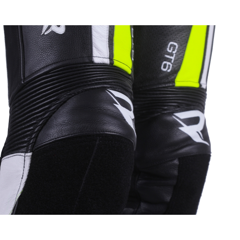 Salopettes hommes Street Racer GT6 noir-blanc-jaune fluo soldes