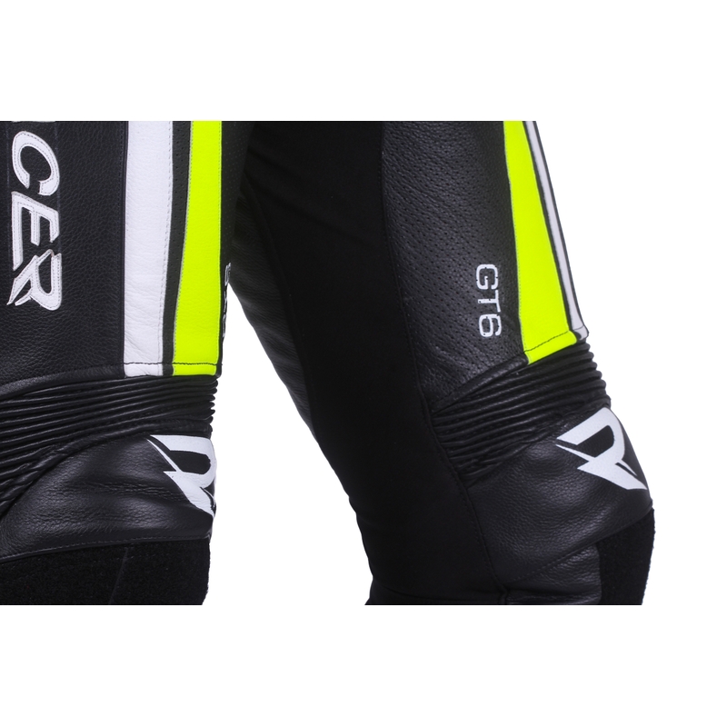 Salopettes hommes Street Racer GT6 noir-blanc-jaune fluo soldes