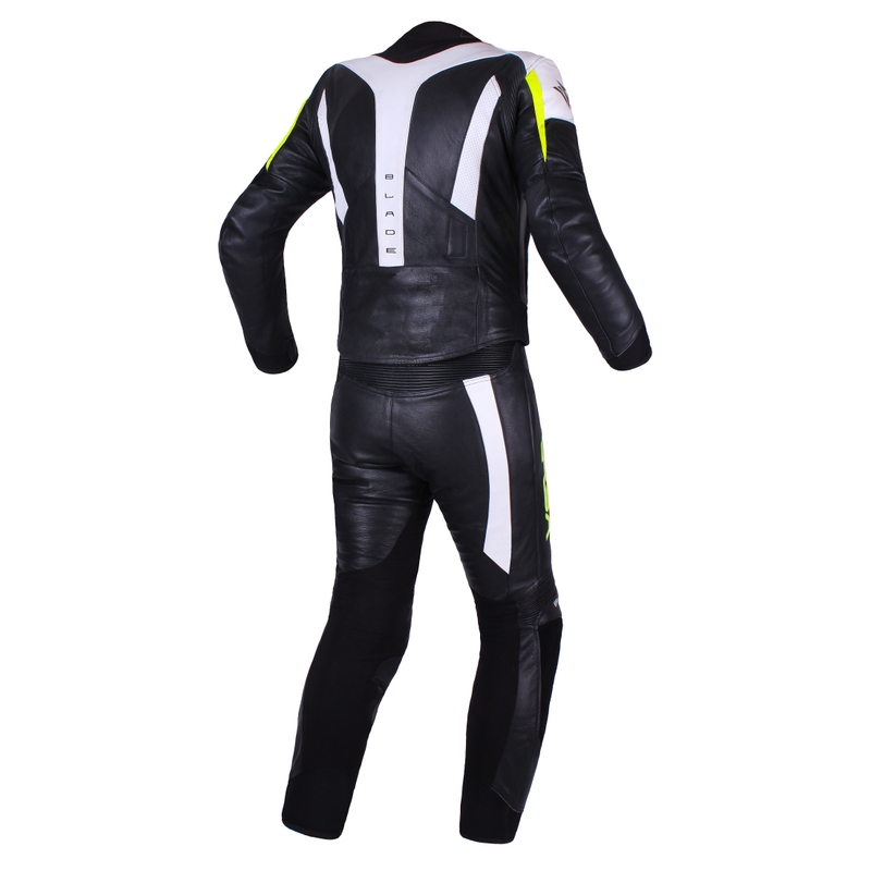 Combinaison masculine RSA Blade noir-blanc-jaune fluo soldes