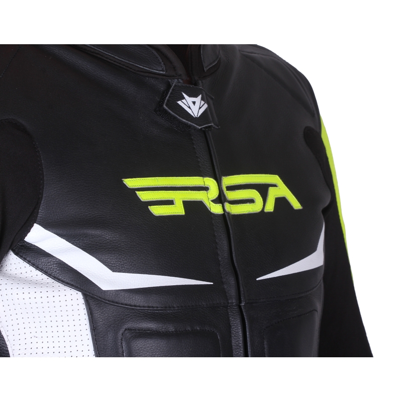Combinaison masculine RSA Blade noir-blanc-jaune fluo soldes