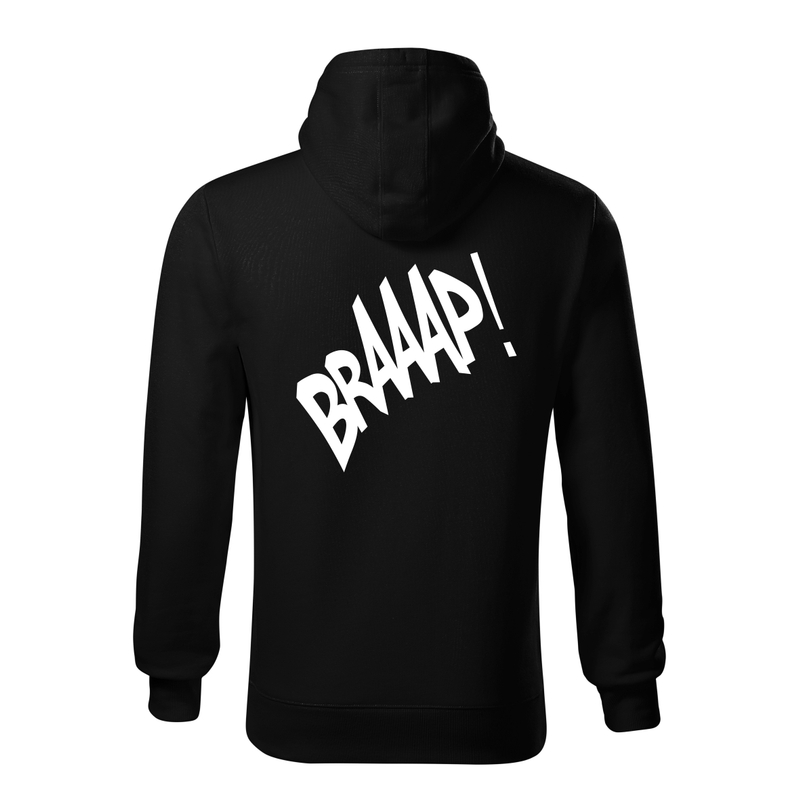 Sweat à capuche pour hommes SUPERMOTO noir