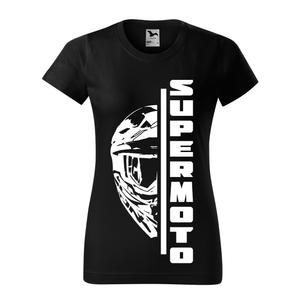 T-shirt femme SUPERMOTO noir