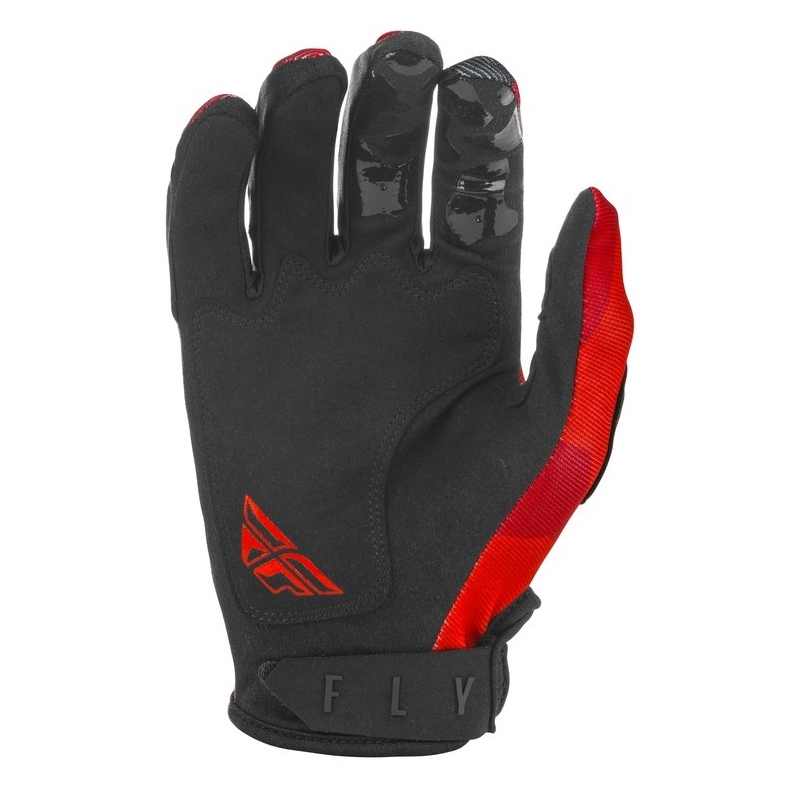 Motokrosové rukavice FLY Racing Kinetic K221 červeno-černé