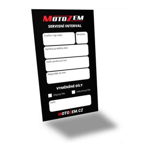 Étiquette de service MotoZem