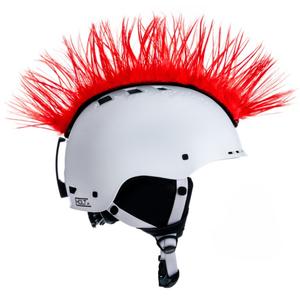 Casque Mohawk Casquette rouge