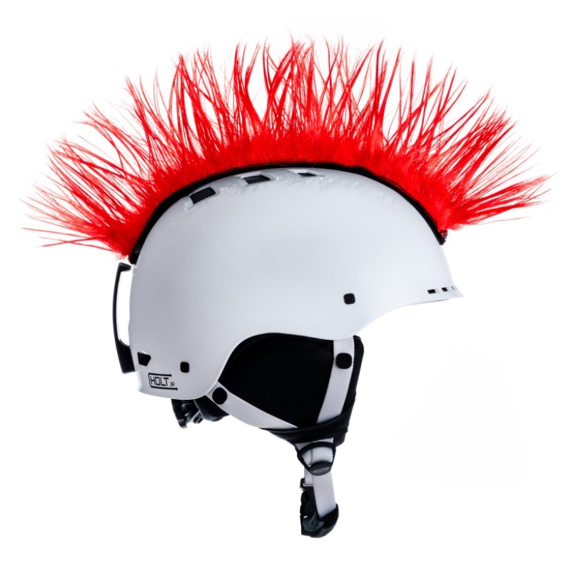 Casque Mohawk Casquette rouge