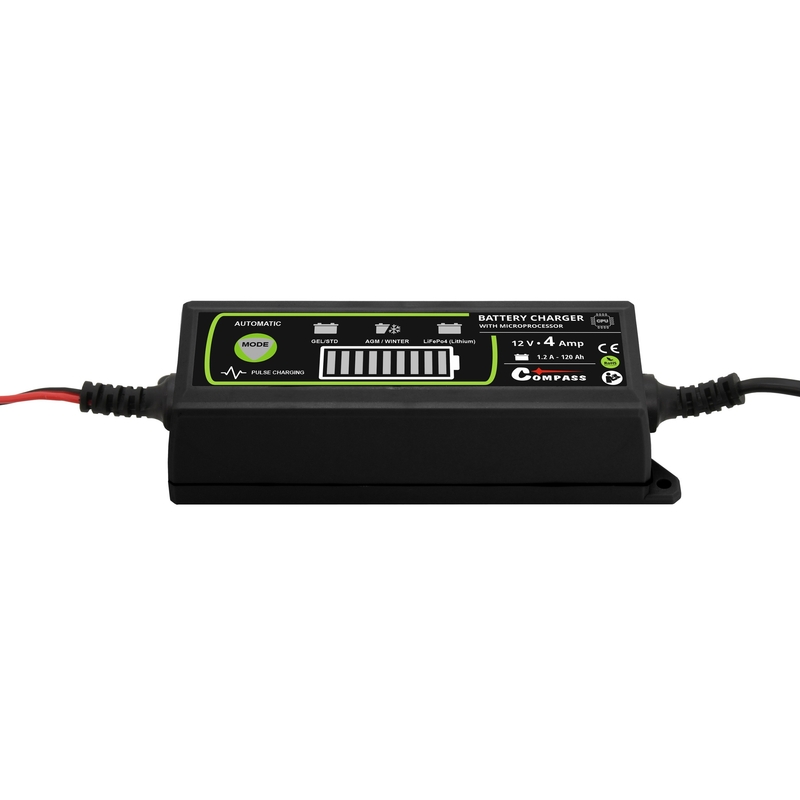 Nabíječka baterií 12V 4Amp PB/GEL/AGM/LiFePO4