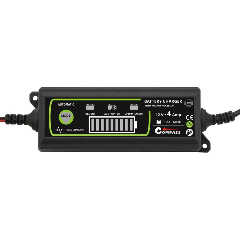 Nabíječka baterií 12V 4Amp PB/GEL/AGM/LiFePO4