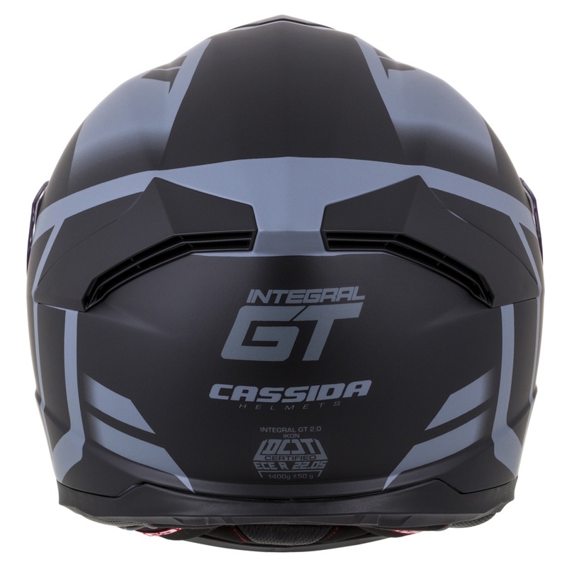 Casque intégral Cassida Integral GT 2.0 Ikon noir-gris soldes