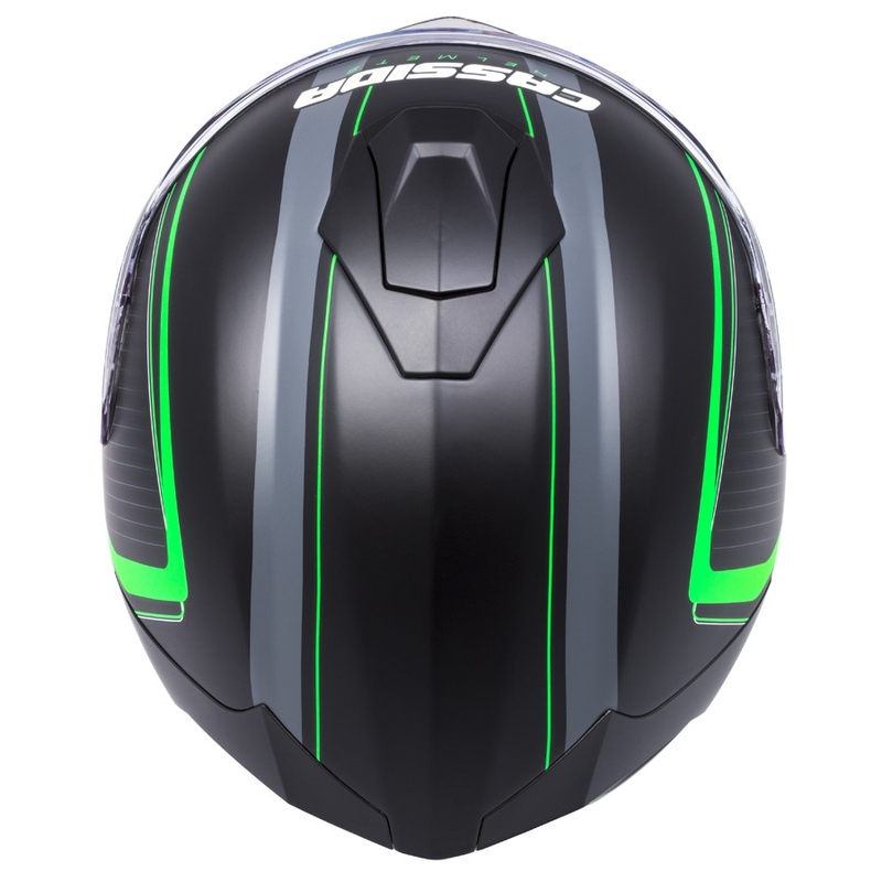 Casque intégral Cassida Integral GT 2.0 Reptyl noir-gris-vert