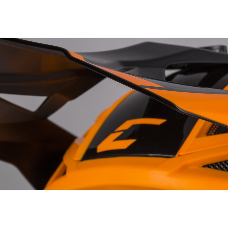 Cassida Cross Pro II Contra Motocross Helmet orange-noir-gris