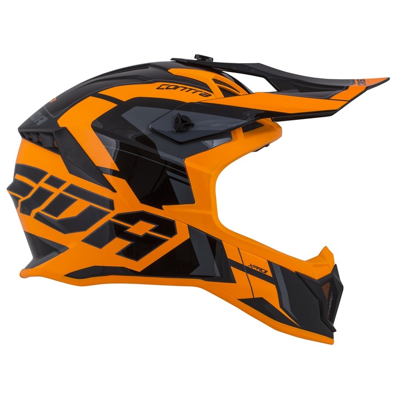 Cassida Cross Pro II Contra Motocross Helmet orange-noir-gris