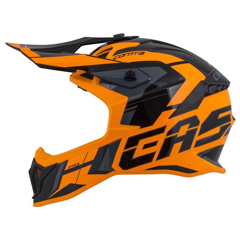 Cassida Cross Pro II Contra Motocross Helmet orange-noir-gris