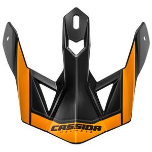Visière de casque Cassida Cross Pro II orange-noir-gris