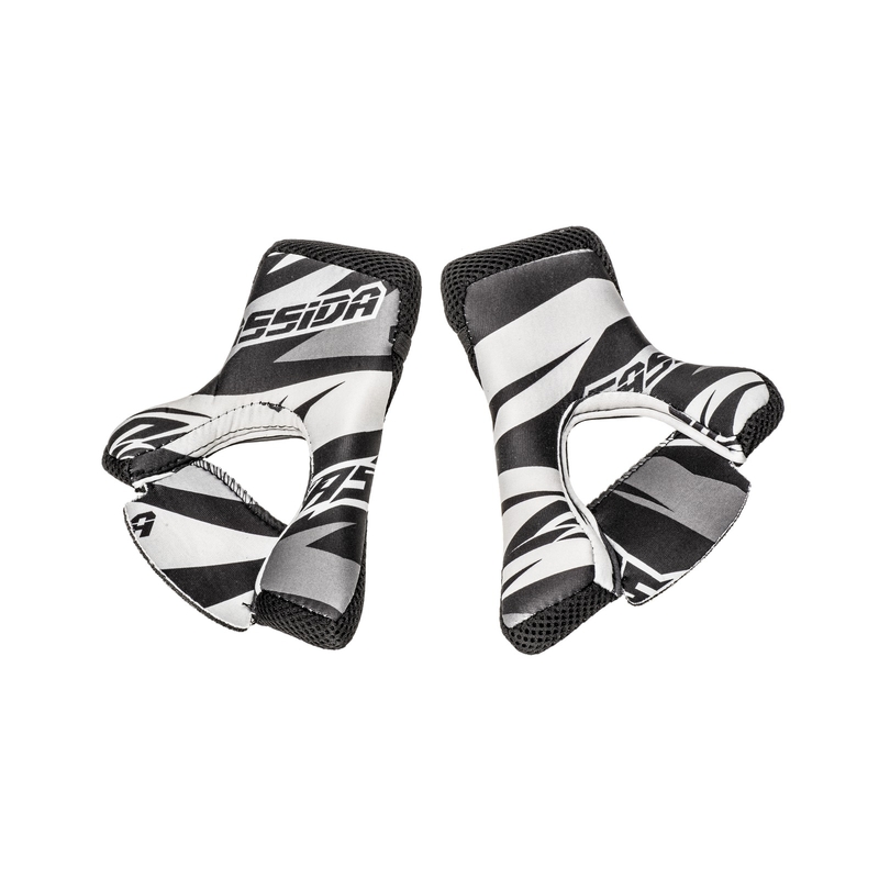 Coussinets intérieurs pour casque Cassida Cross Pro II noir-blanc-gris