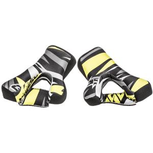 Visière intérieure du casque Cassida Cross Pro II jaune fluo-gris-noir