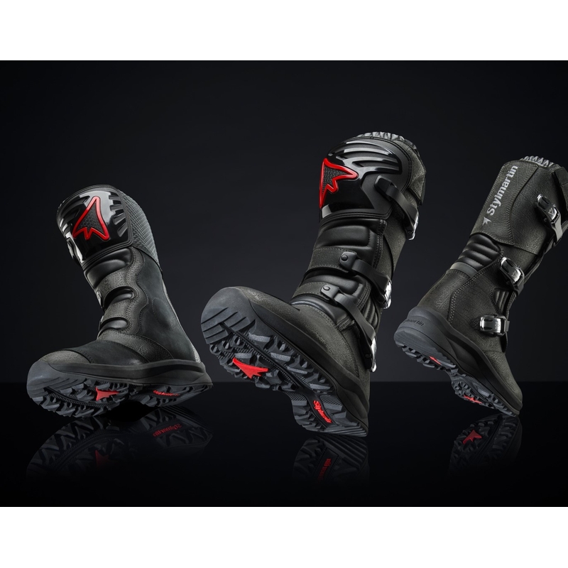Bottes de moto Stylmartin Navajo WP noires
