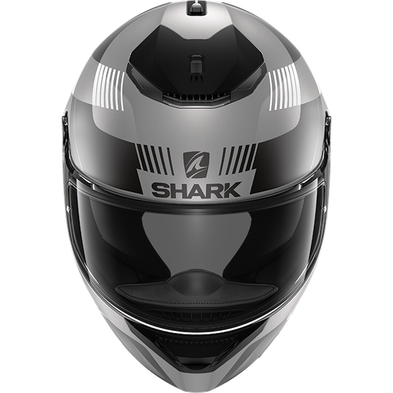 Integrální přilba SHARK SPARTAN Strad antracitovo-stříbrná
