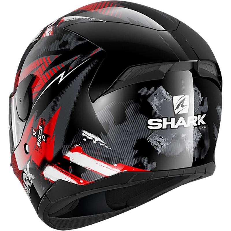 Integrální přilba SHARK D-SKWAL 2 Penxa černo-bílo-červená výprodej