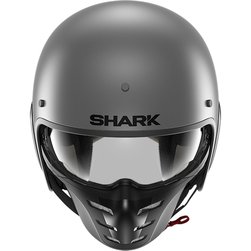 Otevřená přilba s maskou SHARK S-DRAK 2 Blank antracitová matná