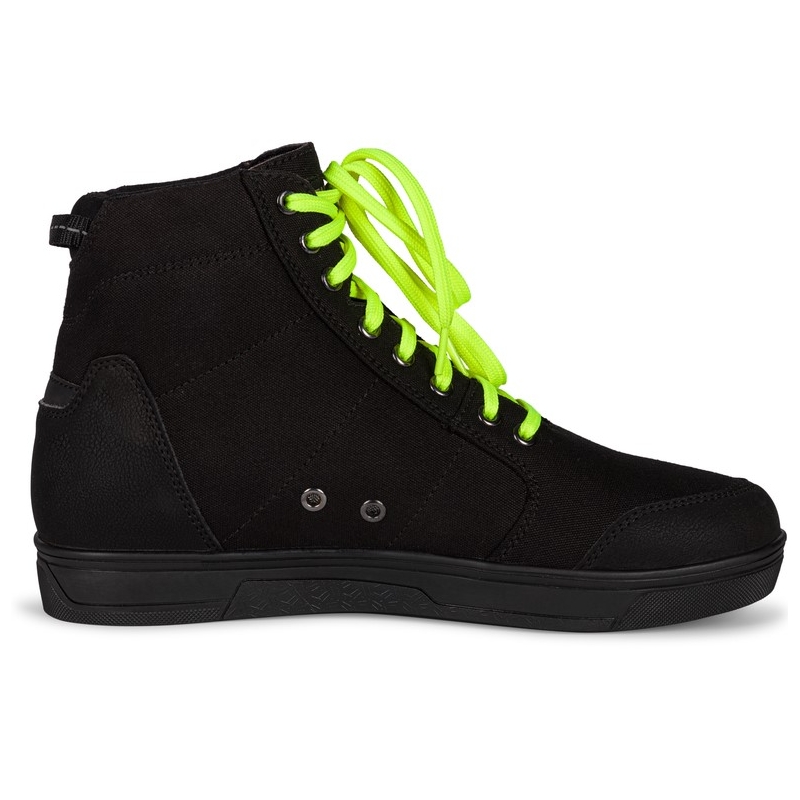 Bottes moto Ozone Town noir-jaune fluo