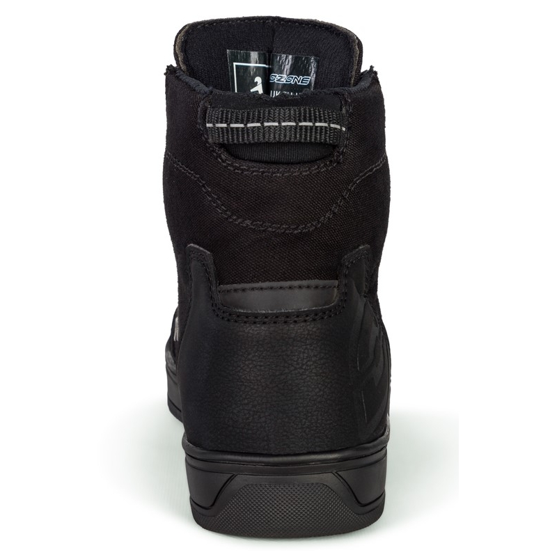 Bottes de moto Ozone Town noires et roses soldes