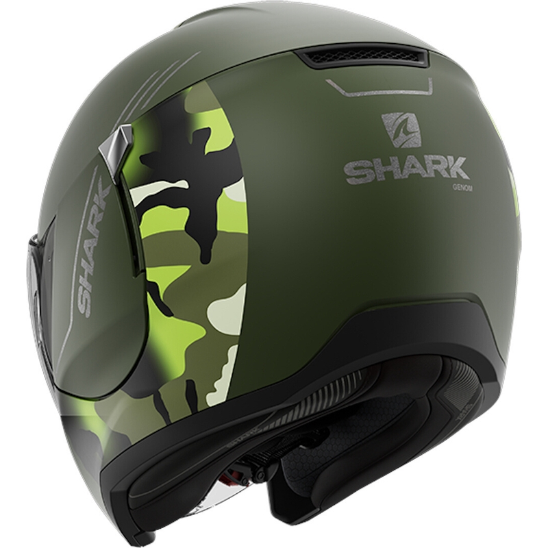 Otevřená přilba SHARK CITYCRUISER Genom zelená