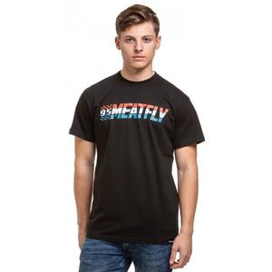 T-shirt Meatfly Rust noir soldes