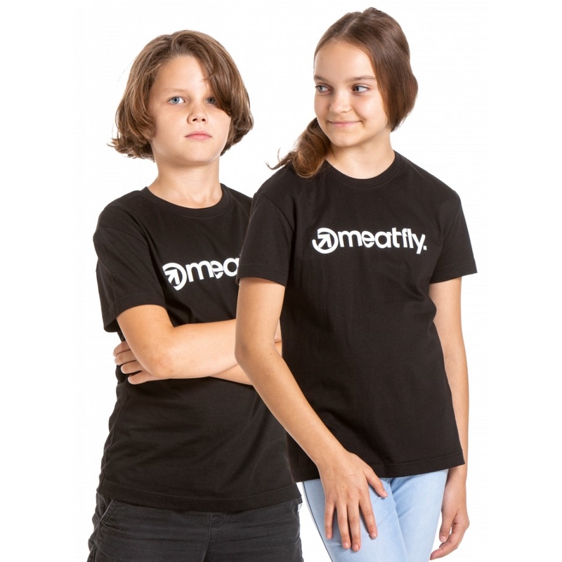T-shirt enfants Meatfly Bart noir soldes