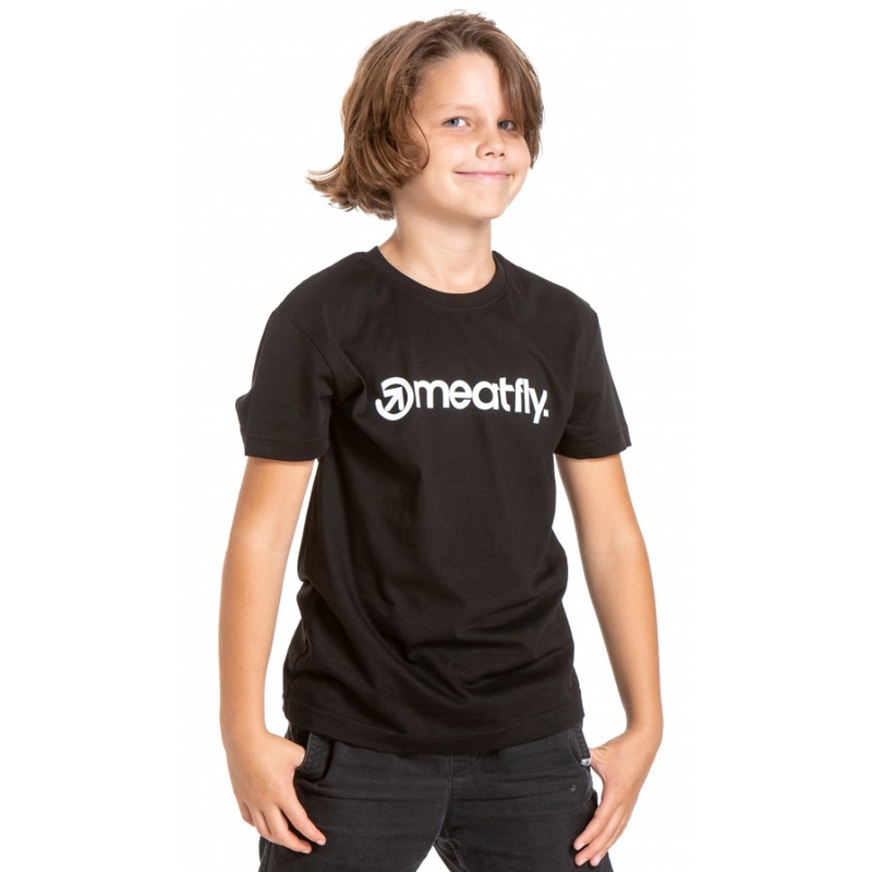 T-shirt enfants Meatfly Bart noir soldes