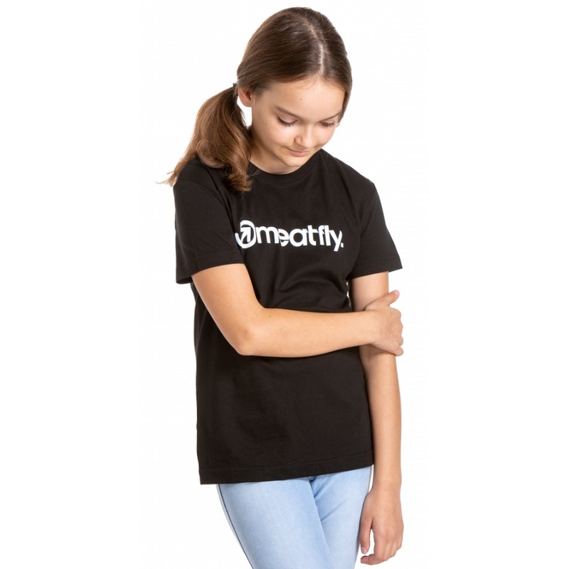 T-shirt enfants Meatfly Bart noir soldes