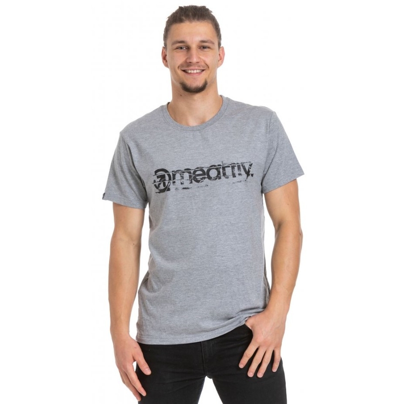 T-shirt Meatfly Gris brut