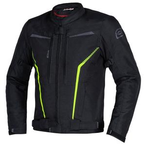 Veste moto Ozone Delta IV noir-jaune fluo