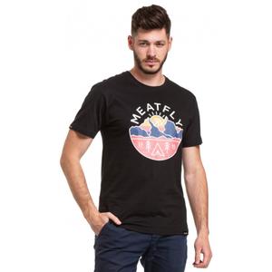 T-shirt Meatfly Camp 95 noir soldes