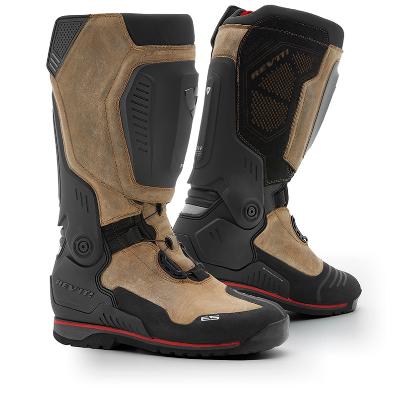 Bottes de moto Revit Expedition H2O marron-noir soldes