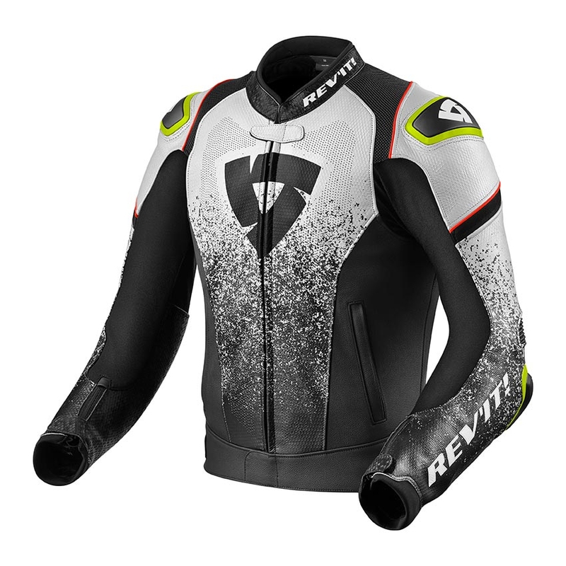 Bunda na motorku Revit Quantum černo-bílá výprodej