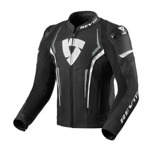 Veste de moto Revit Glide noir et blanc soldes