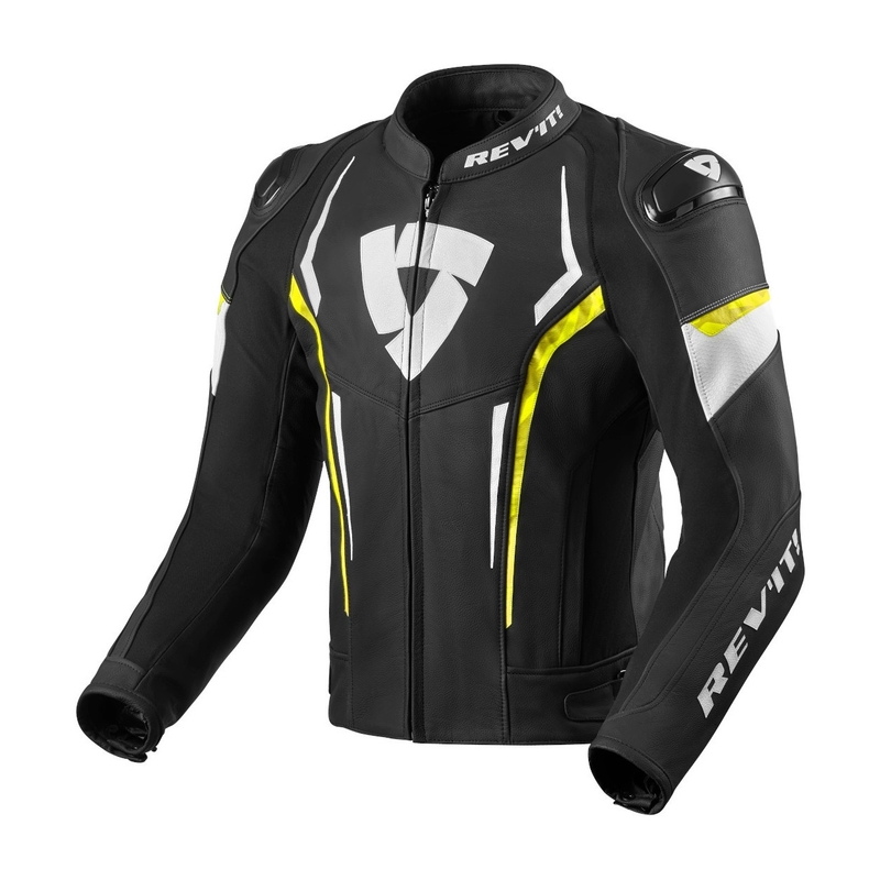 Veste moto Revit Glide noir-jaune néon soldes