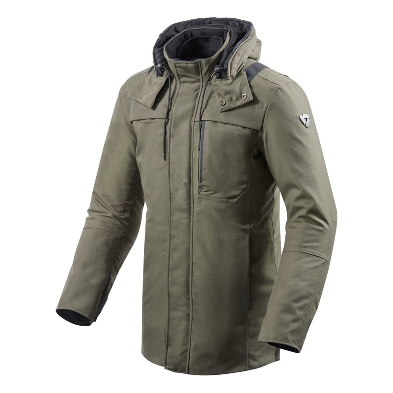Veste de moto Revit West End vert foncé soldes