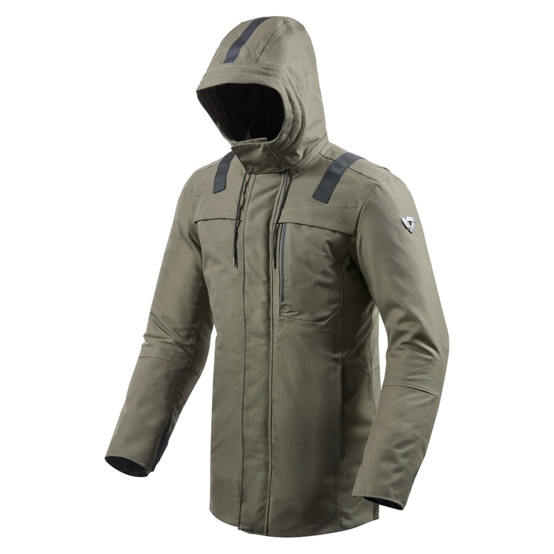 Veste de moto Revit West End vert foncé soldes