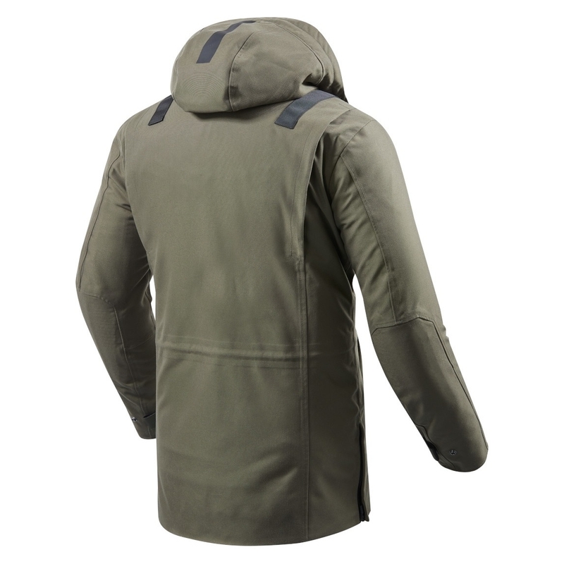 Veste de moto Revit West End vert foncé soldes
