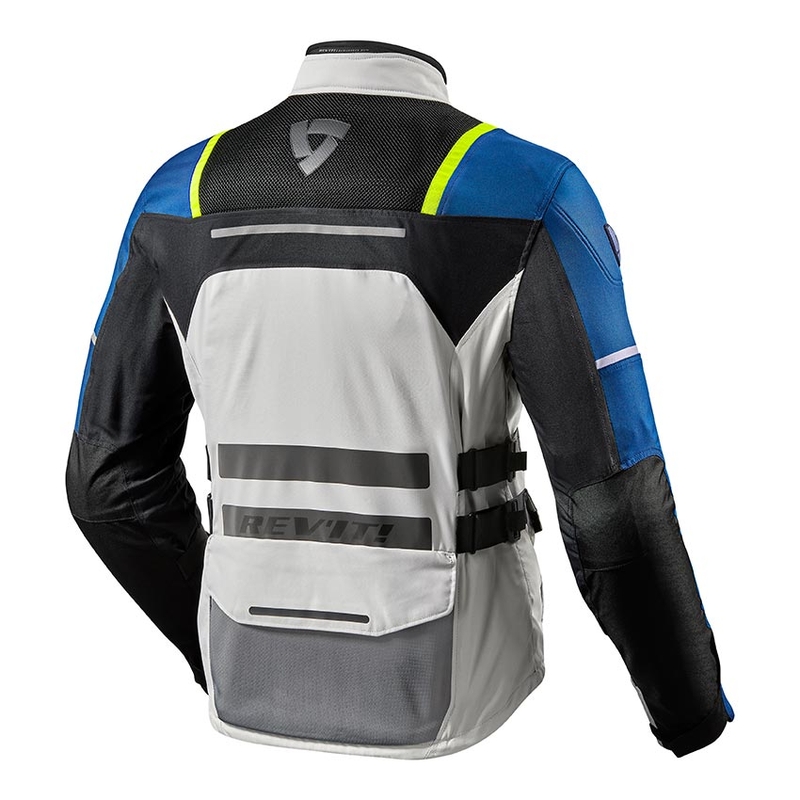 Veste de moto Revit Offtrack bleu argenté soldes