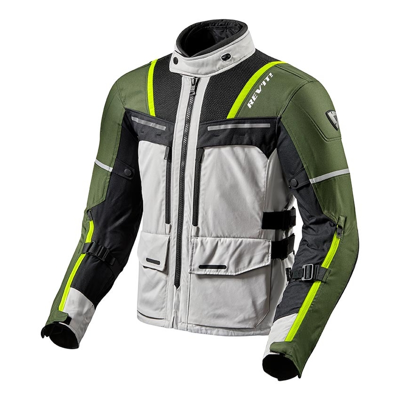 Revit Offtrack veste de moto vert argenté soldes