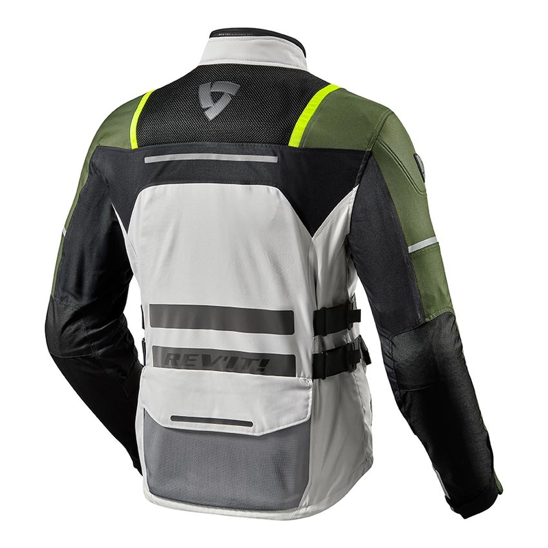 Revit Offtrack veste de moto vert argenté soldes