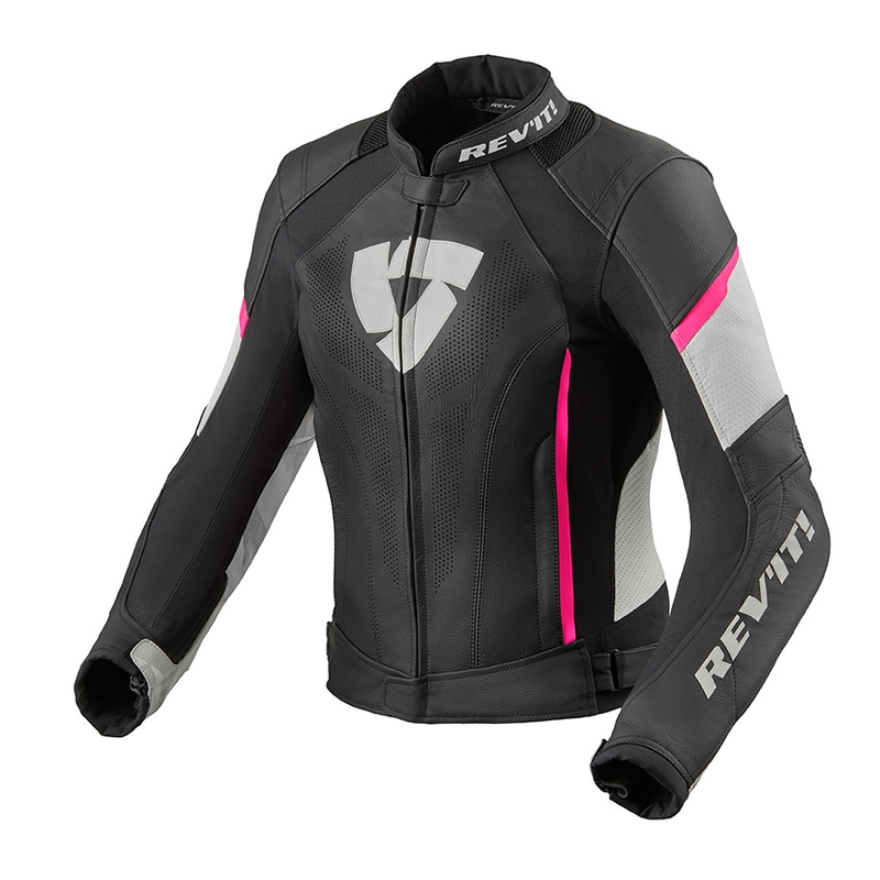 Veste de moto Revit Xena 3 noir et rose pour femme soldes