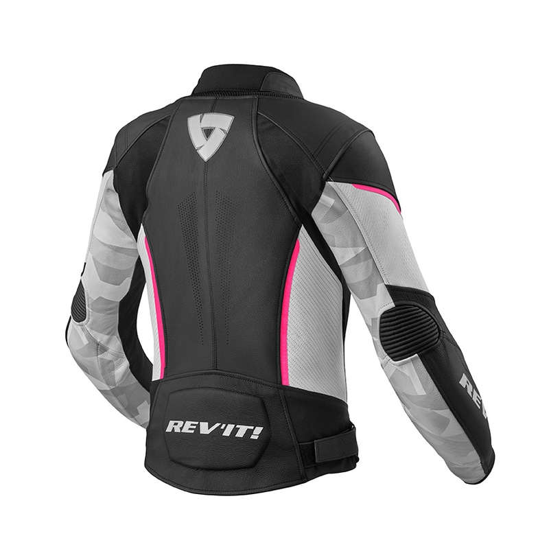 Veste de moto Revit Xena 3 noir et rose pour femme soldes